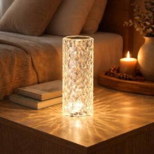 Crystal Diamond Table Lamp Touch Control Decorative Table Light