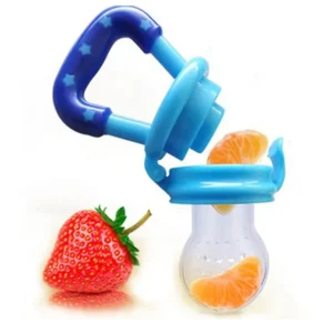 Baby Fruit Feeder Pacifier – Safe Silicone Teether & Food Nibbler (BPA Free)