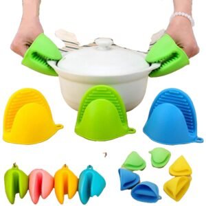 Silicone Heat Resistant Pot Holder (2 Pcs) – Non-Slip Kitchen Grip