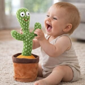 Dancing Cactus Toy – Singing, Talking & Recording Plush Toy for Kids